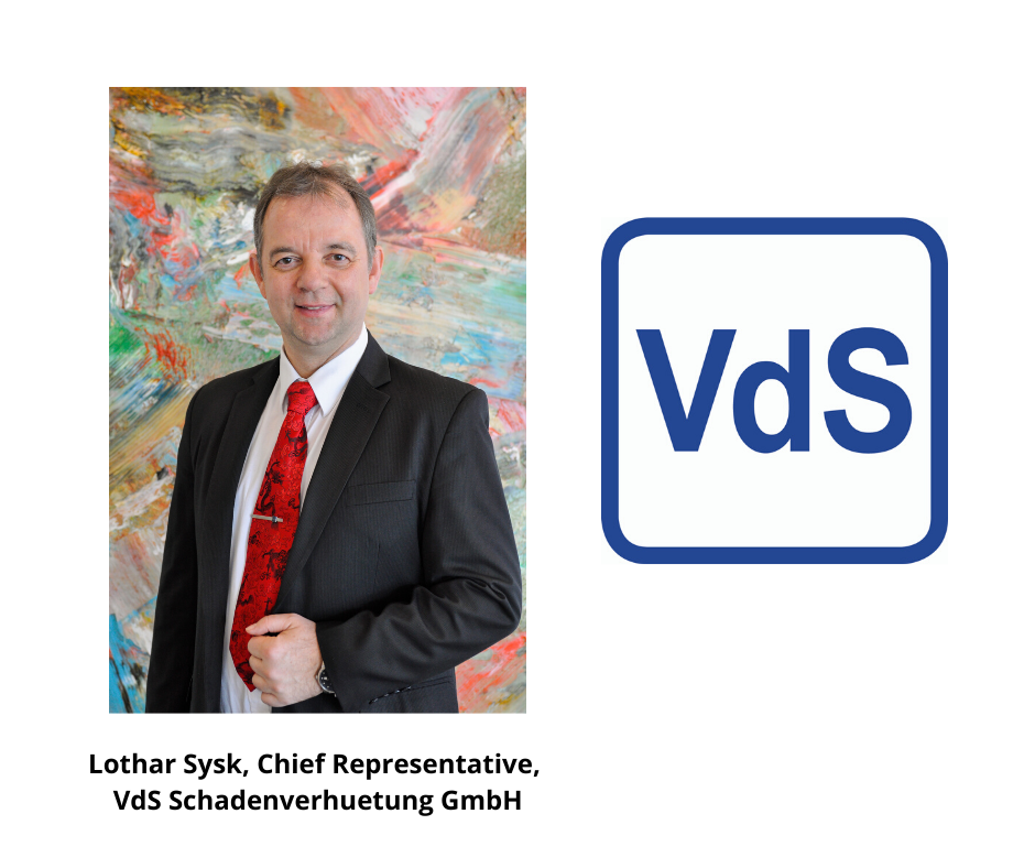 Lothar Sysk, Chief Representative, VdS Schadenverhuetung GmbH
