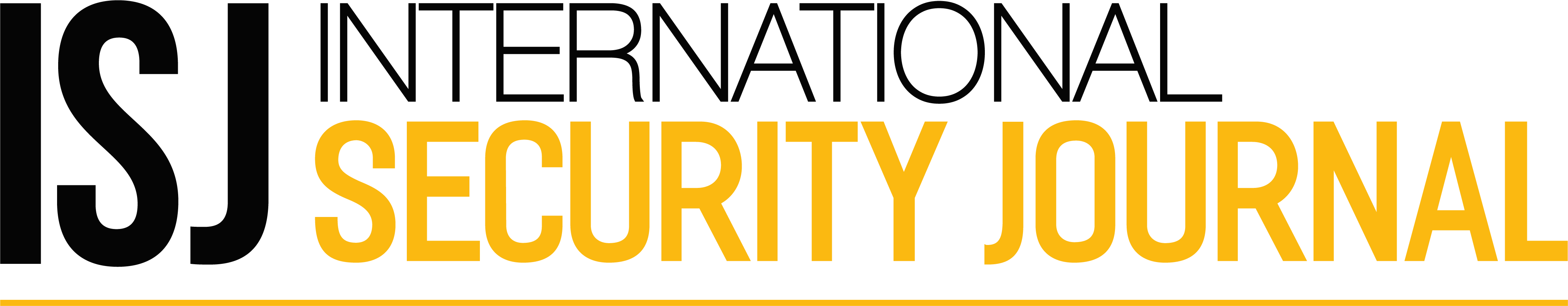 ISJ Full Logo - Black ISJ Yellow